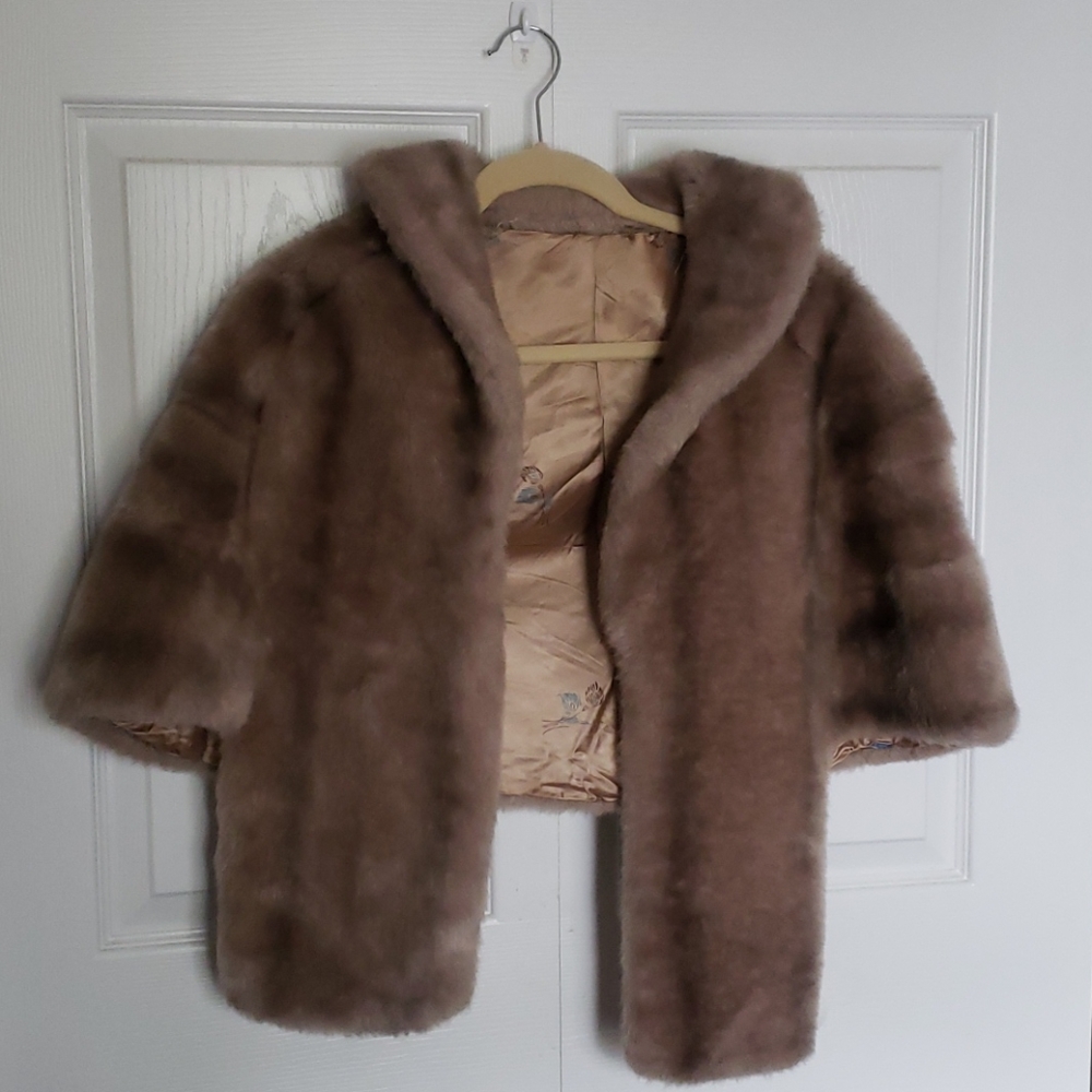 Vintage Faux fur stole